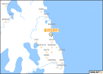 map of Bindari