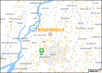 map of Binda Sandīla