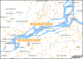 map of Binda Sargāna