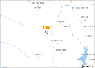 map of Binda