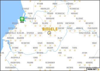 map of Bindele