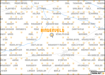 map of Binderveld