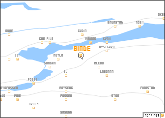 map of Binde