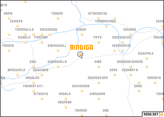 map of Bindiga