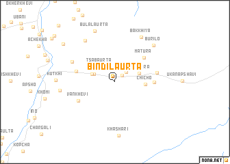 map of Bindilaurta