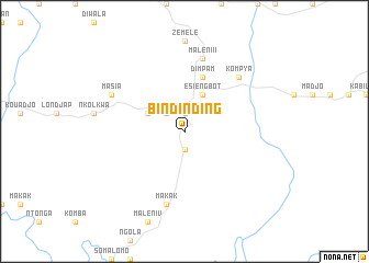 map of Bindinding