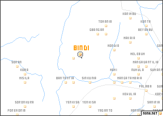 map of Bindi