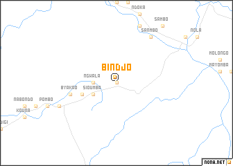 map of Bindjo
