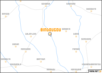 map of Bindougou