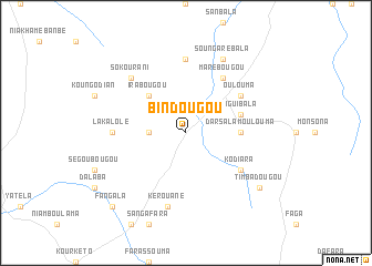 map of Bindougou