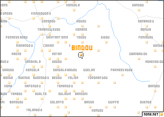 map of Bindou