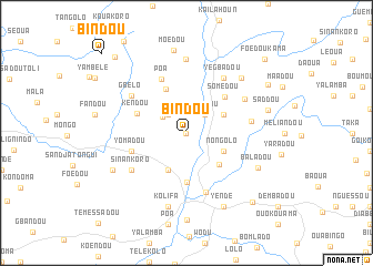 map of Bindou