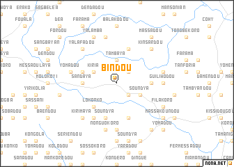 map of Bindou