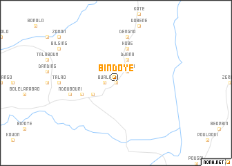 map of Bindoye