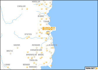 map of Bindoy