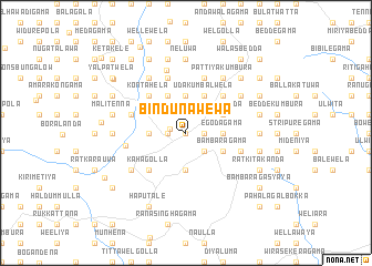 map of Bindunawewa