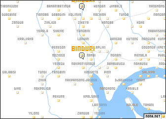 map of Binduri