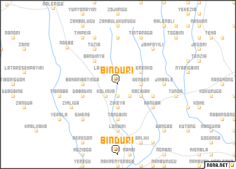 map of Binduri