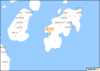 map of Bine