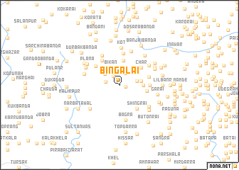 map of Bīngalai