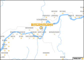 map of Bingamingami I