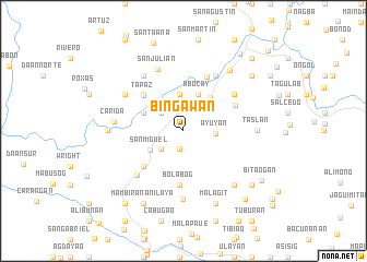 map of Bingawan