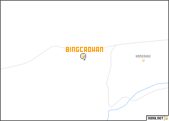 map of Bingcaowan