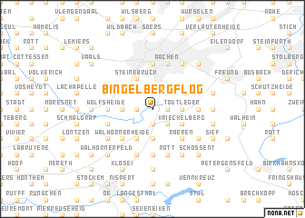 map of Bingelberg Flog