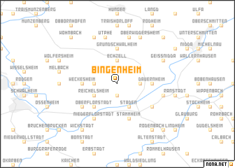 map of Bingenheim