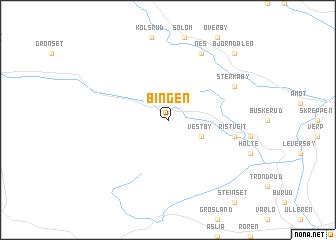 map of Bingen