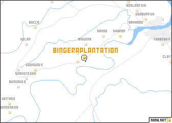 map of Bingera Plantation