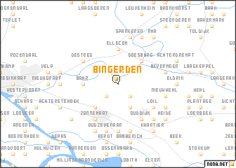 map of Bingerden