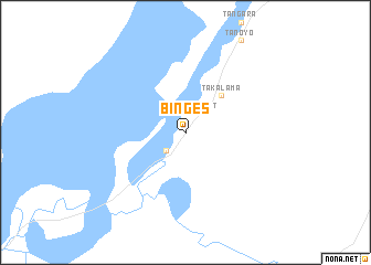 map of Bingès