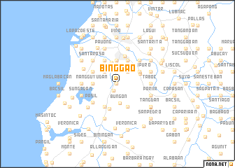 map of Bing-gao