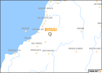 map of Binggi