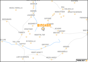 map of Bingham