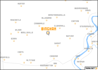 map of Bingham