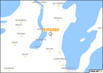 map of Bingham