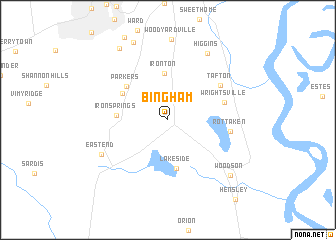 map of Bingham