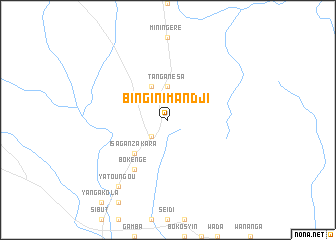 map of Binginimandji