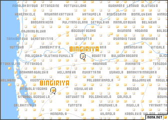 map of Bingiriya