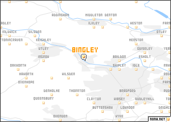 map of Bingley