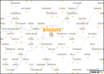 map of Bingoura