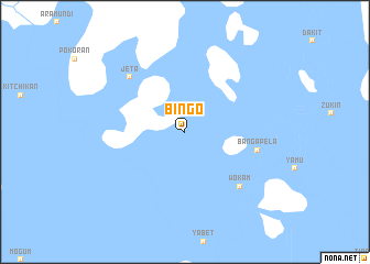 map of Bingo