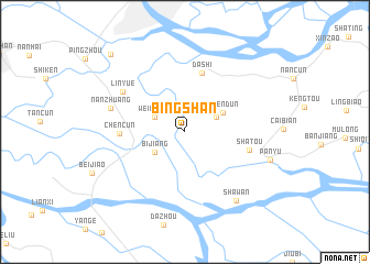 map of Bingshan