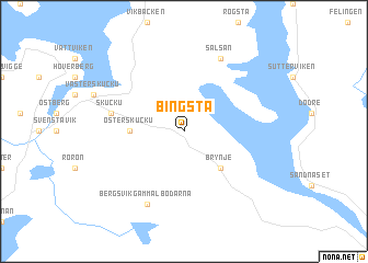 map of Bingsta