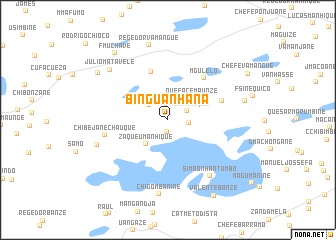 map of Binguanhana