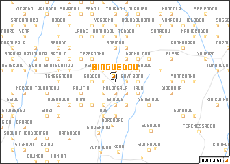 map of Binguédou