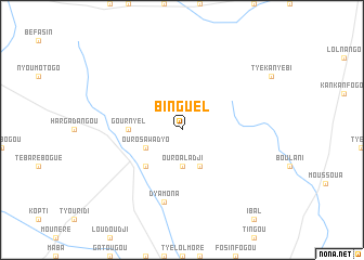 map of Binguèl