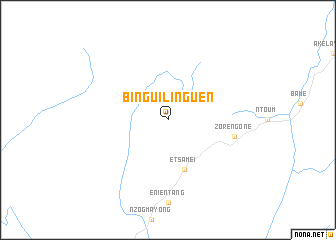 map of Binguilinguen